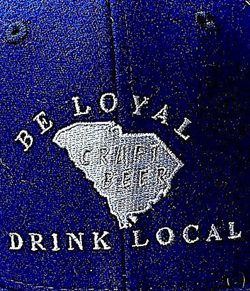Be Loyal, Drink Local Craft Beer Trucker Hat Navy Flannel