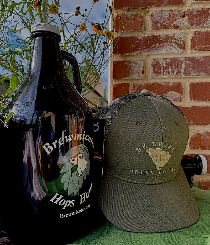 Be Loyal, Drink Local Craft Beer Trucker Hat Olive/Camo