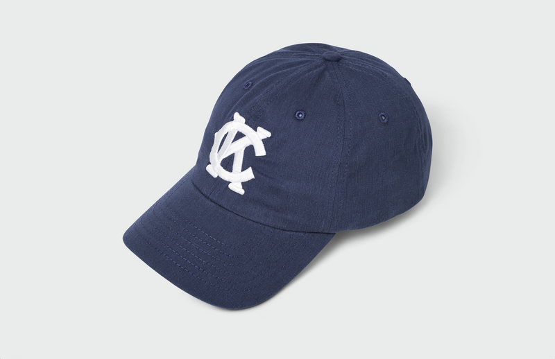 Kansas City Monarchs (1948) - Navy Sanded Twill Pre-Curved Hat