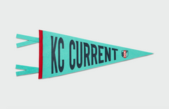 Kansas City Current Pennant - Red/Teal/Navy