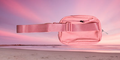 Sunset Pink Ethereal Crossbody Bag