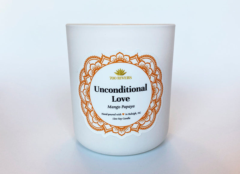 Unconditional Love - Glow and Grow Candle - 12 oz