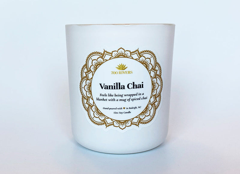 Vanilla Chai - Glow and Grow Candle - 12 oz