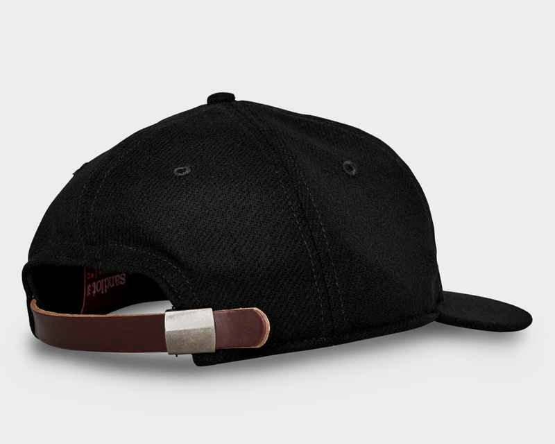 Black Vintage Flatbill Hat - San Diego