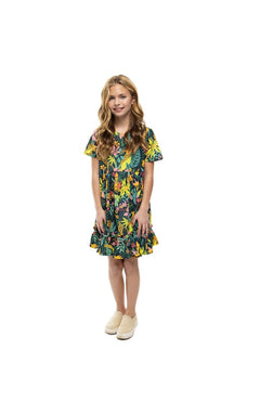 Girls Nati Jungle Print Dress