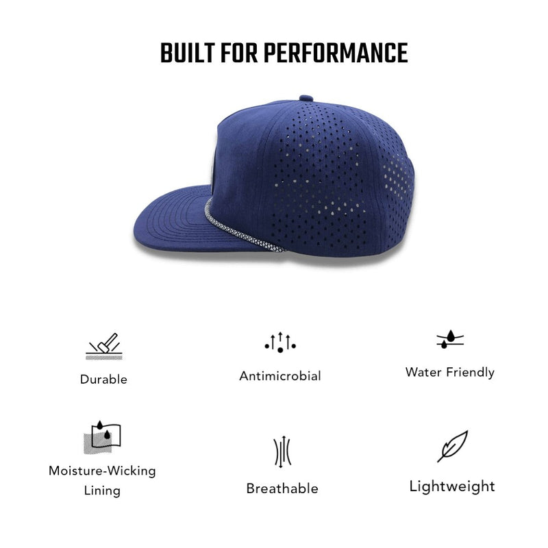 Blue Performance Rope Hat