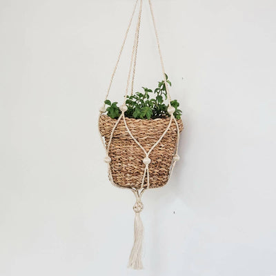 Handwoven Wicker Savar Nesting Plant Basket - Set of 3