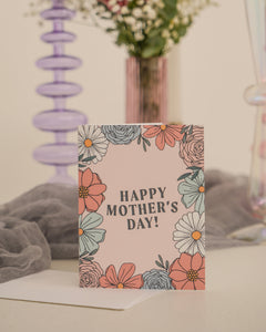 Pink Mother's Day Card