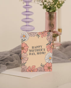 Yellow Mother's Day Card