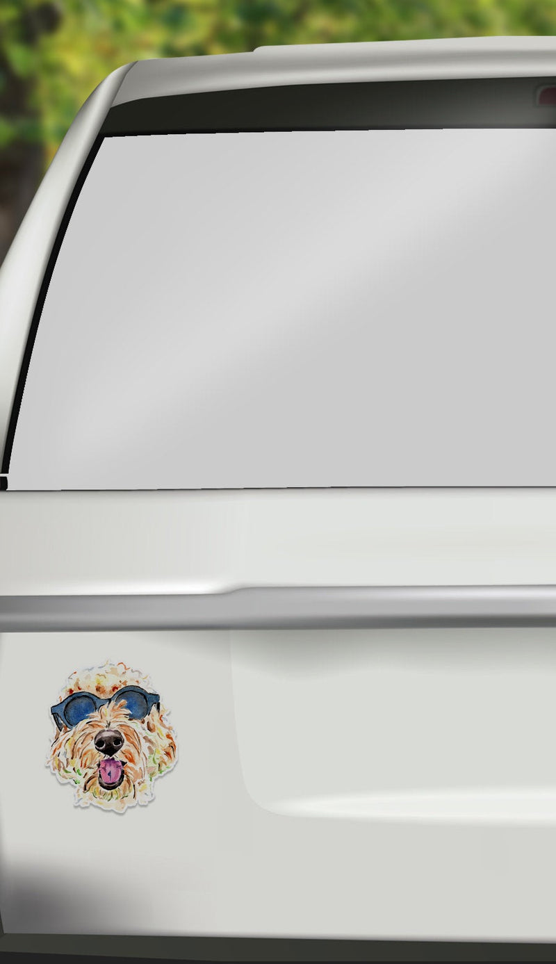 Goldendoodle Car Magnet