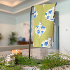 Blue Ornament Tea Towel