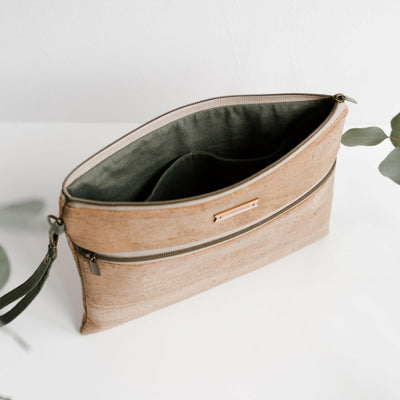 INVENTOR oversized clutch | NATURAL