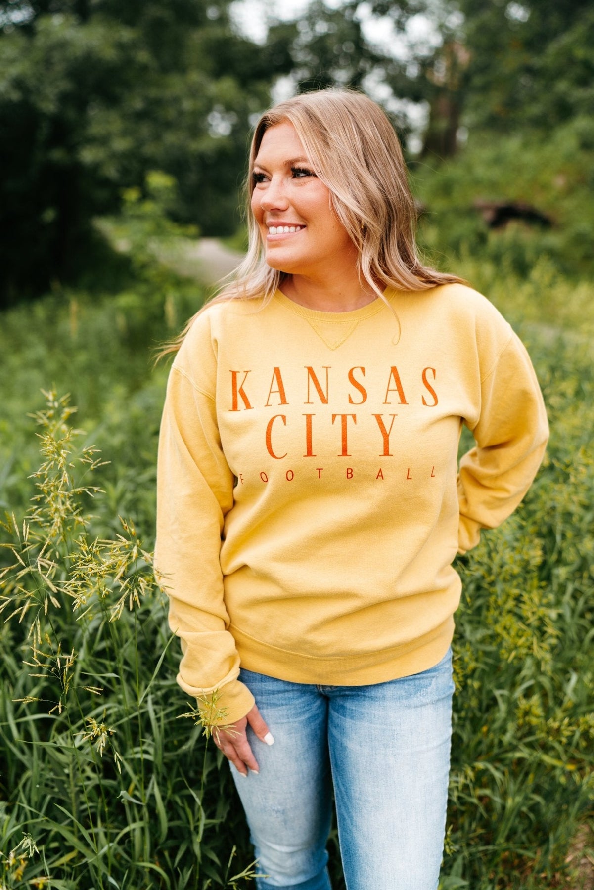 Kansas City Football Vintage Crew – Fan Girl Clothing