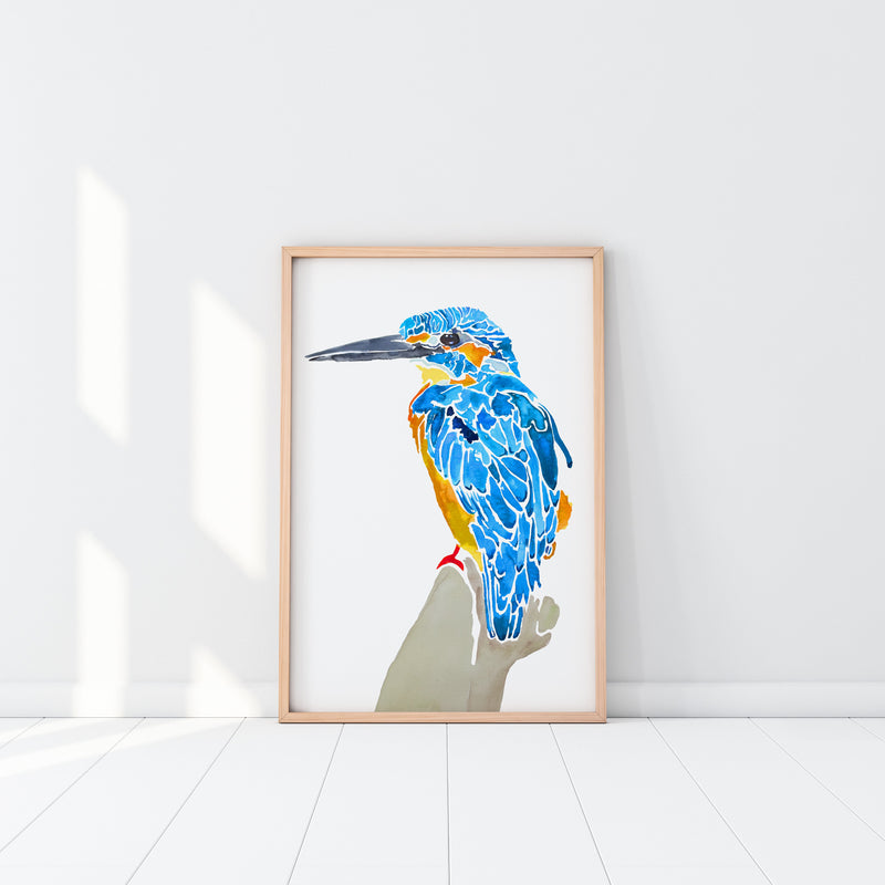 KingfisherArt Print - Bird Painting