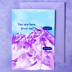 You are here | Encouragement Card