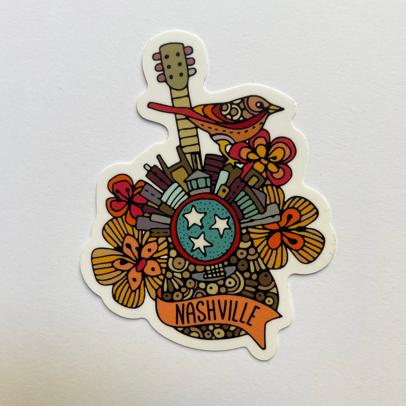 Nashville - Guitar sticker