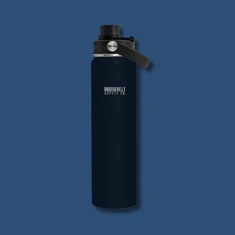 Navy 24 oz Adventure Water Bottle