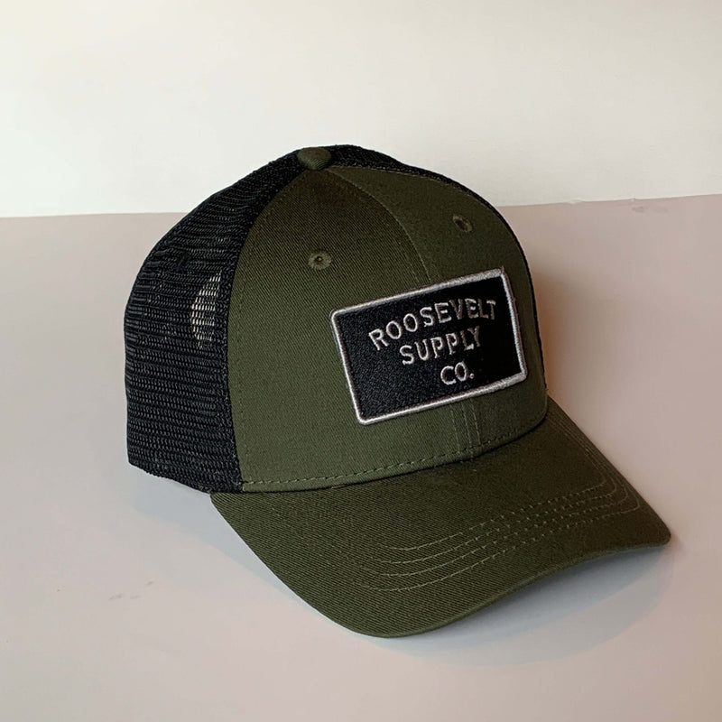 Olive Snapback Hat