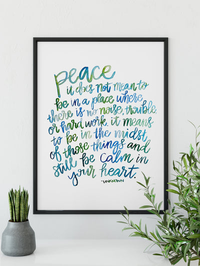 Peace, Calm - Calm In Your Heart