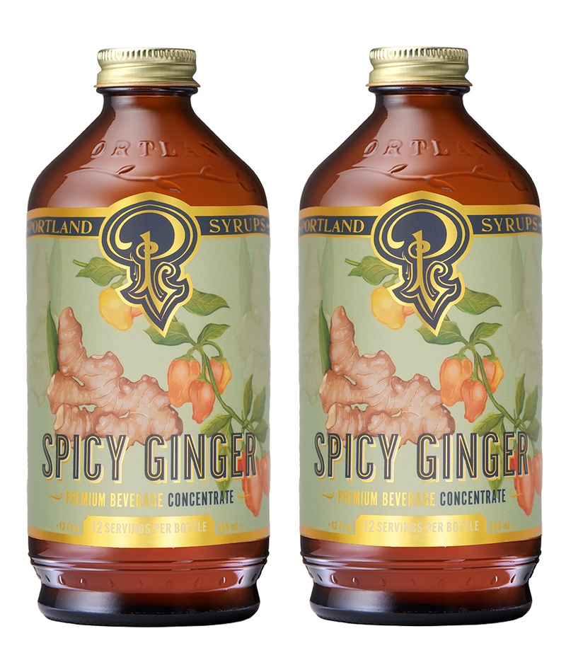 Spicy Ginger Syrup two-pack
