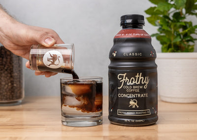 Frothy Cold Brew Coffee Concentrate