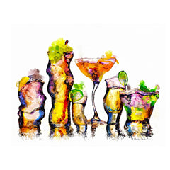 Colorful Cocktail Painting