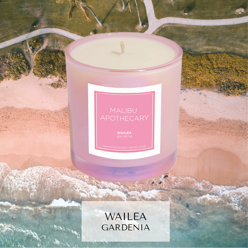 Iridescent Pink Candle