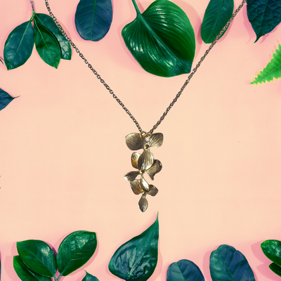 Garden Glam - Orchid Romance Necklace