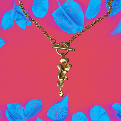 Garden Glam - Cascading Flowers Necklace