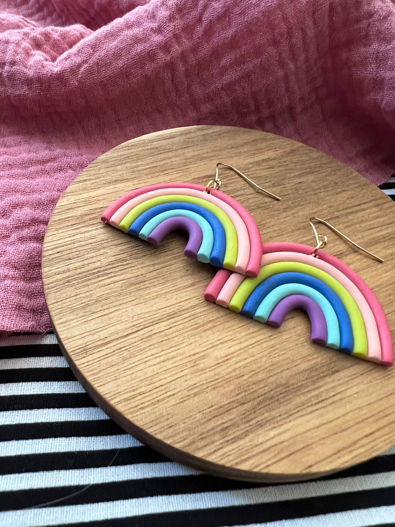 Ruby Rainbow Earrings
