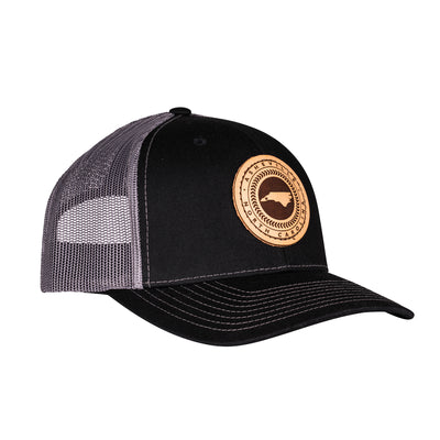 Asheville State Outline Patch Trucker Hat