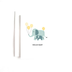 Hello Baby, Elephant Card