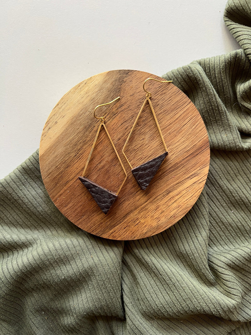 Summit | Leather Earrings