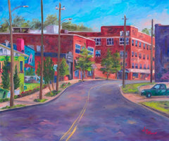 Depot Street in Asheville's River Arts District