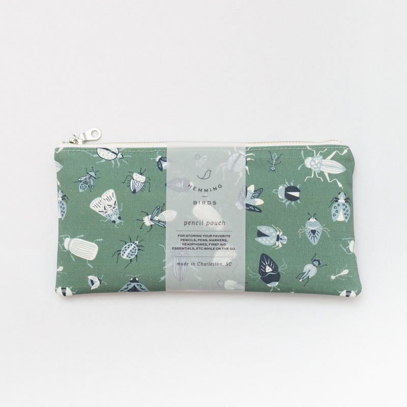 The HB Pencil Pouch // Bugs