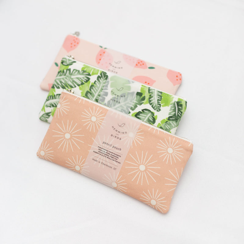 The HB Pencil Pouch // Sunkissed