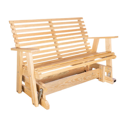 Capers Solid Pine Glider