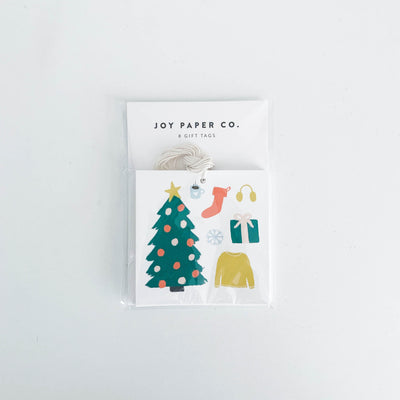 Holiday Illustrations Gift Tag (Set of 8)