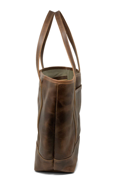 Holly Tote in Horween Chestnut Dublin Leather