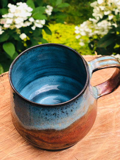 Copper Blue Mountain Mug
