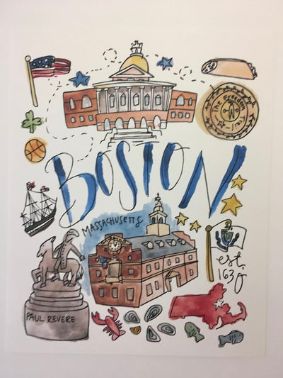 Boston, MA Print