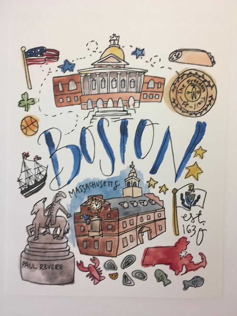 Boston, MA Print