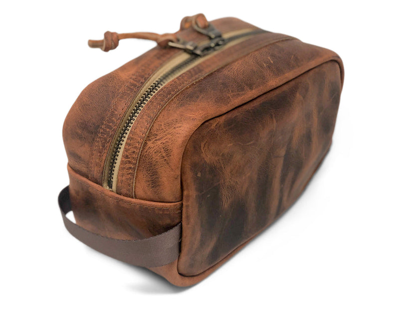 Leather Dopp Kit | Red Wing Copper Rough and Tough