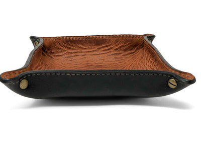 Horween "Black and Tan" Valet Tray