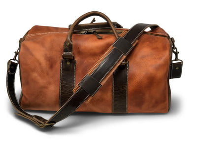 The Greenville Weekender Bag | Horween English Tan Leather