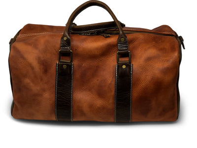 The Greenville Weekender Bag | Horween English Tan Leather