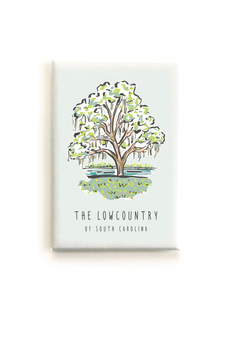 Magnet - South Carolina Lowcountry Oak Tree