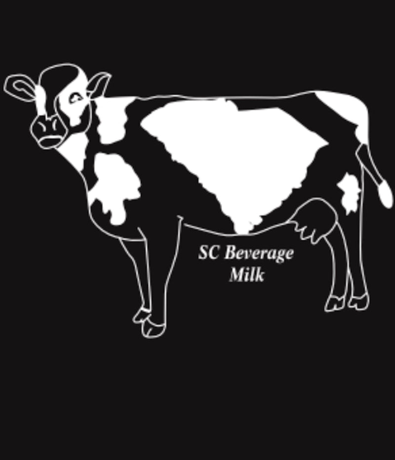 SC State Beverage Milk, Onesie in Black