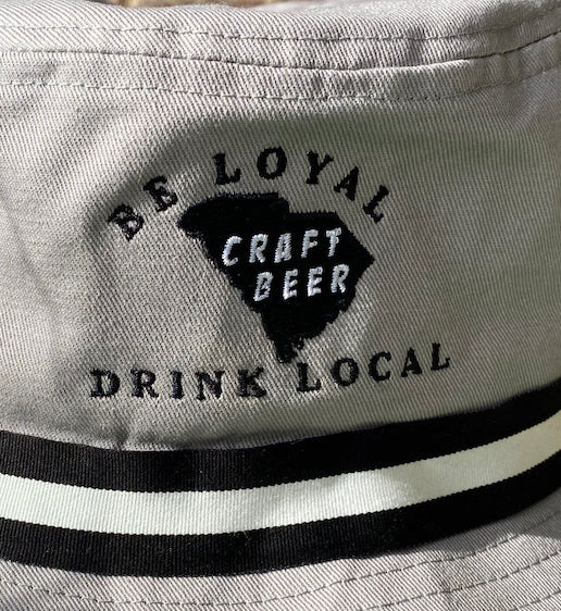 Be Loyal, Drink Local Small Brim Steel Bucket Hat