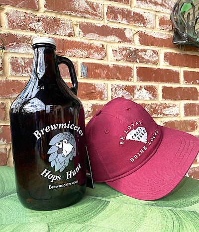 Be Loyal, Drink Local Craft Beer Unstructured Relax Fit Maroon Baseball Cap